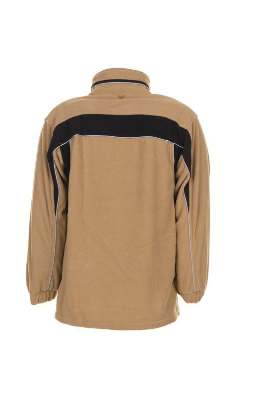 Produktbild Planam Plaline Arbeitsjacke Fleecejacke sand schwarz Größe XS bild 3