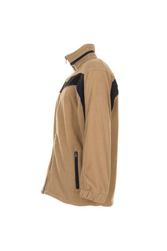 Produktbild Planam Plaline Arbeitsjacke Fleecejacke sand schwarz Größe XS bild 5
