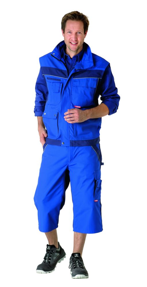 Produktbild Planam Plaline Arbeitskleidung dreiviertel Hose kornblau marine S bild 2