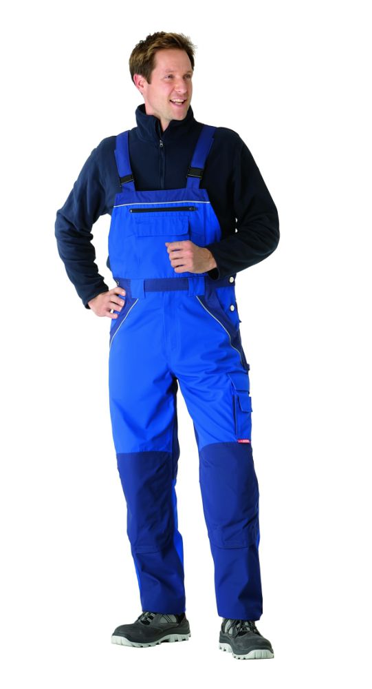 Produktbild Planam Plaline Arbeitshose Latzhose kornblau marine Größe 44 bild 2