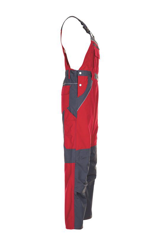Produktbild Planam Plaline Arbeitshose Latzhose rot schiefer Größe 28 bild 3