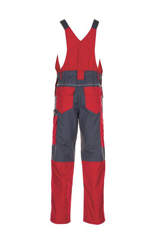 Produktbild Planam Plaline Arbeitshose Latzhose rot schiefer Größe 110 bild 2