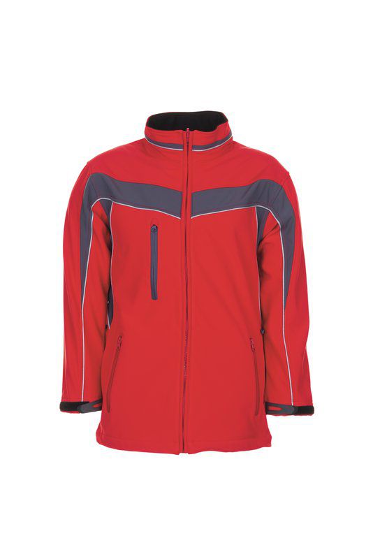 Produktbild Planam Plaline Arbeitsjacke Softshelljacke rot schiefer Größe L