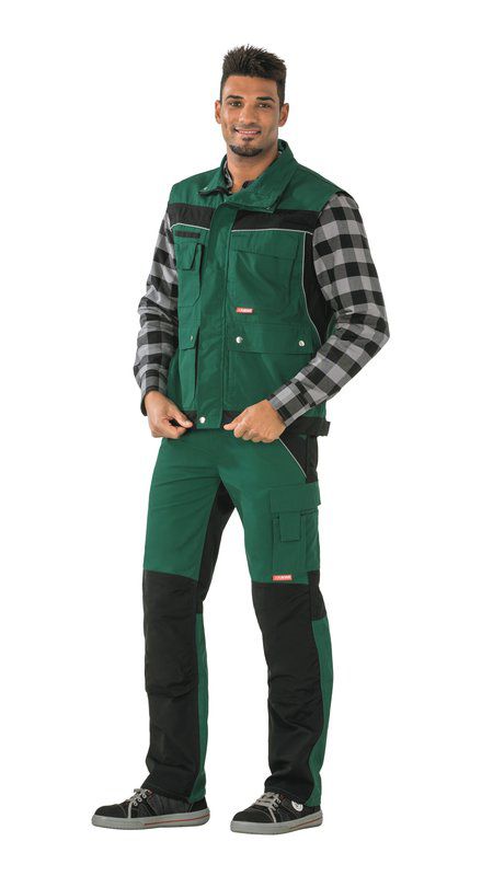 Produktbild Planam Plaline Arbeitsweste grün schwarz XXL bild 2
