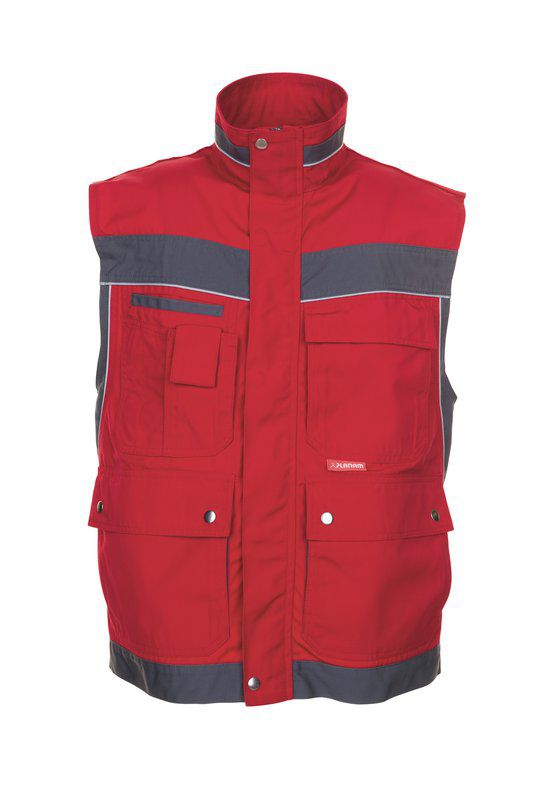 Produktbild Planam Plaline Arbeitsweste rot schiefer XXL