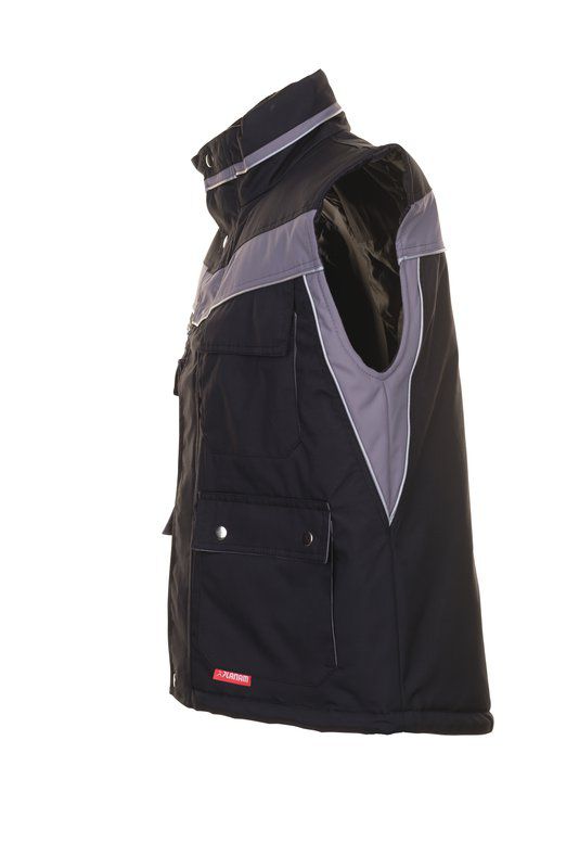 Produktbild Planam Plaline Arbeitsweste Winterweste schwarz zink Größe L bild 4