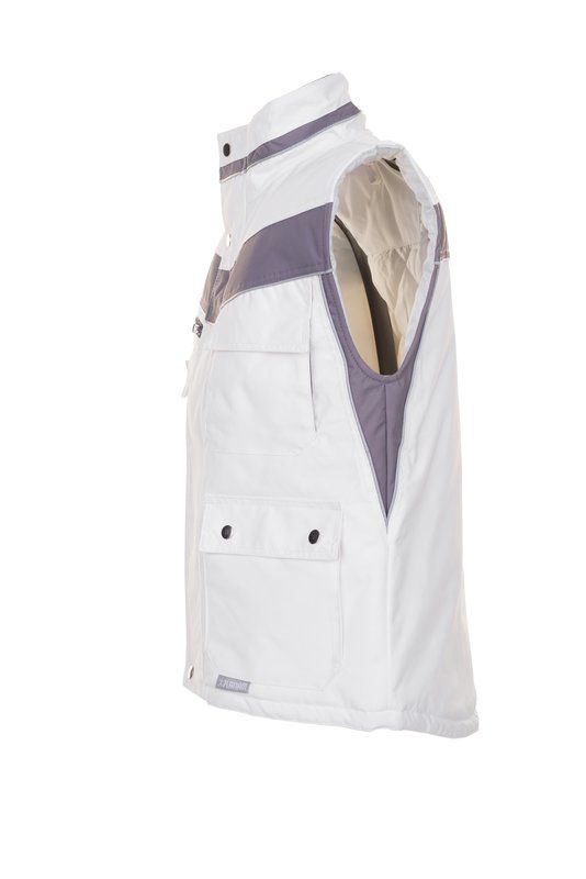 Produktbild Planam Plaline Arbeitsweste Winterweste reinweiß zink Größe XL bild 4
