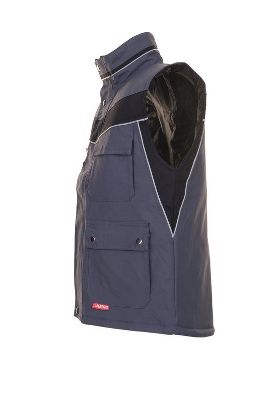 Produktbild Planam Plaline Arbeitsweste Winterweste schiefer schwarz Größe M bild 4