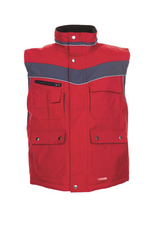Produktbild Planam Plaline Arbeitsweste Winterweste rot schiefer Größe M