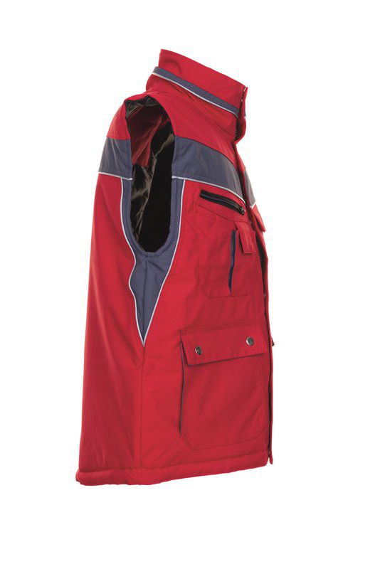 Produktbild Planam Plaline Arbeitsweste Winterweste rot schiefer Größe M bild 3