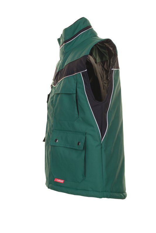 Produktbild Planam Plaline Arbeitsweste Winterweste grün schwarz Größe XXL bild 4
