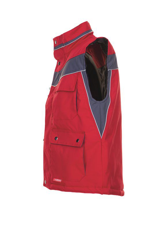 Produktbild Planam Plaline Arbeitsweste Winterweste rot schiefer Größe XXL bild 4