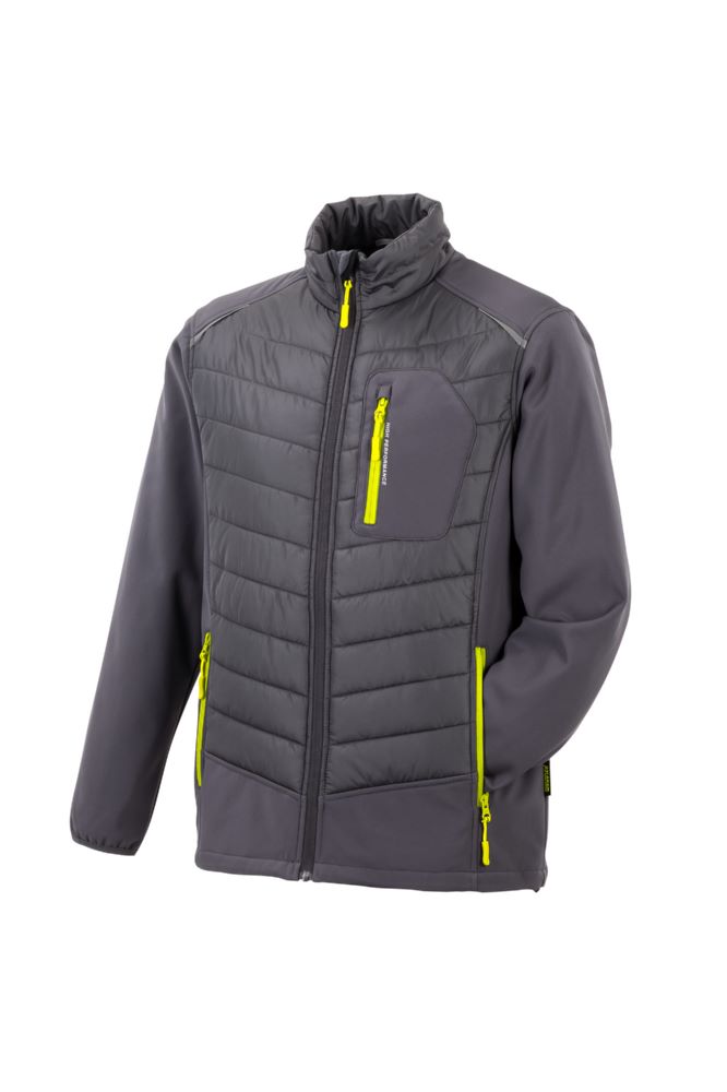 Produktbild Planam Stretchline Arbeitsjacke Winterjacke anthrazit Größe S bild 2