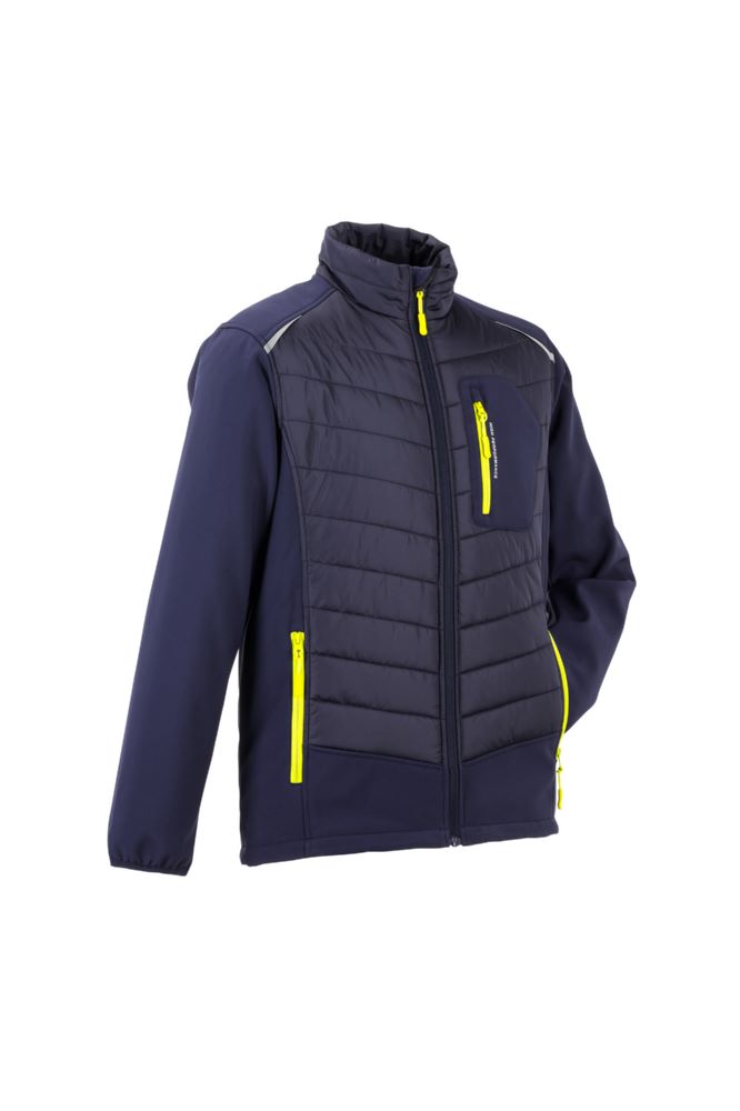 Produktbild Planam Stretchline Arbeitsjacke Winterjacke marine Größe XL bild 11