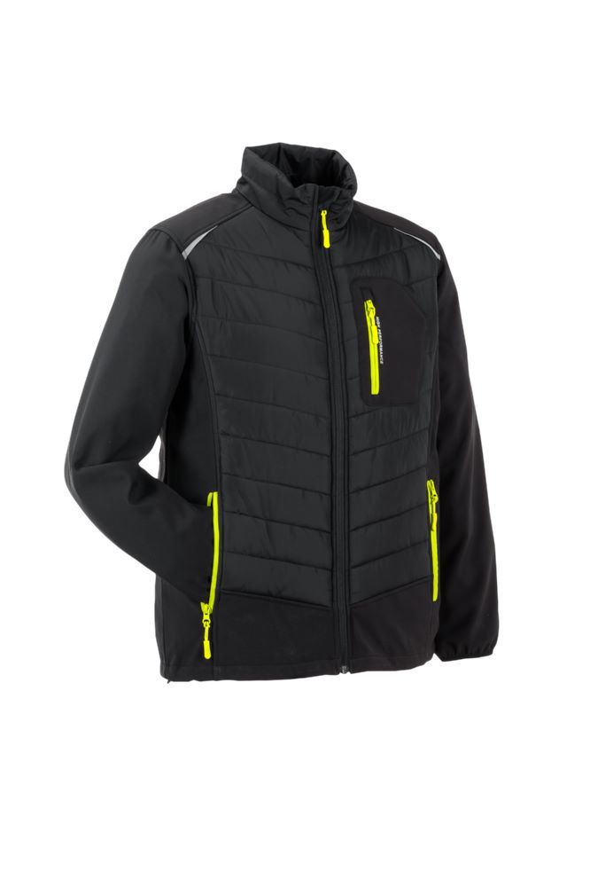 Produktbild Planam Stretchline Arbeitsjacke Winterjacke schwarz Größe S bild 12