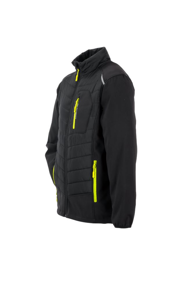 Produktbild Planam Stretchline Arbeitsjacke Winterjacke schwarz Größe S bild 3