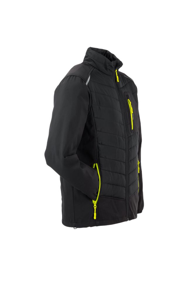 Produktbild Planam Stretchline Arbeitsjacke Winterjacke schwarz Größe XXL bild 11