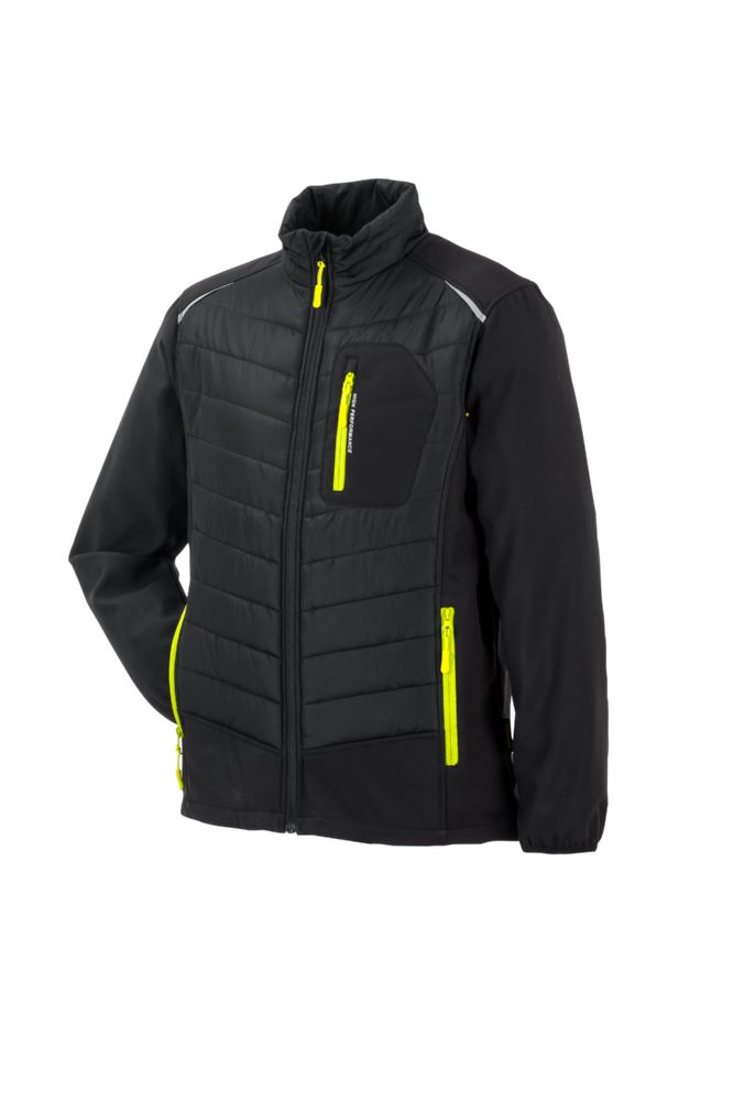 Produktbild Planam Stretchline Arbeitsjacke Winterjacke schwarz Größe XXL bild 2