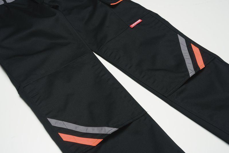 Produktbild Planam Visline Arbeithose Bundhose schwarz orange zink Größe 56 bild 8