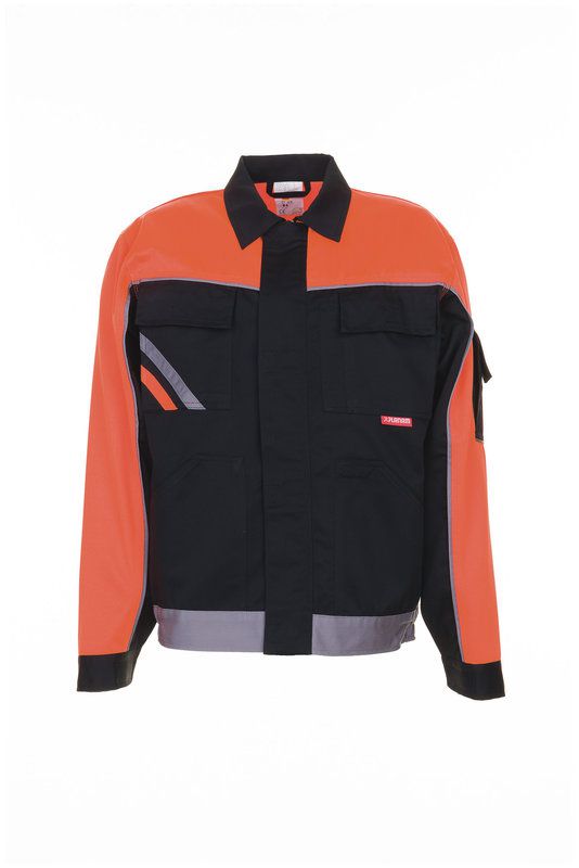 Produktbild Planam Visline Arbeitsjacke V1 Bundjacke schwarz orange zink Größe 25
