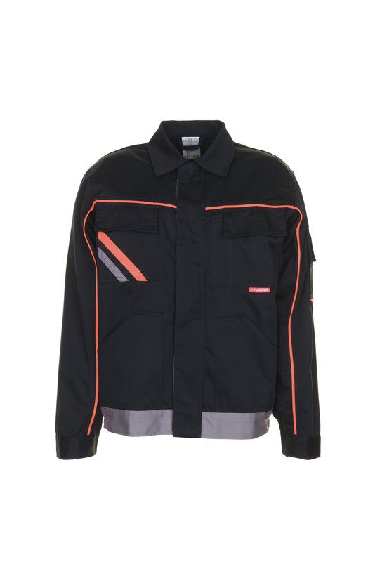 Produktbild Planam Visline Arbeitsjacke V2 Bundjacke schwarz orange zink Größe 42