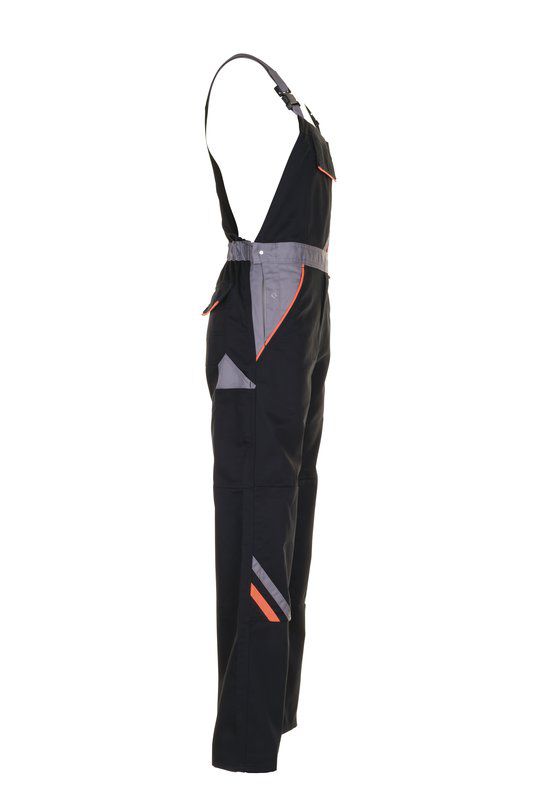 Produktbild Planam Visline Arbeitshose Latzhose schwarz orange zink Größe 60 bild 4