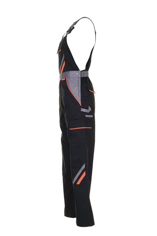 Produktbild Planam Visline Arbeitshose Latzhose schwarz orange zink Größe 62 bild 5