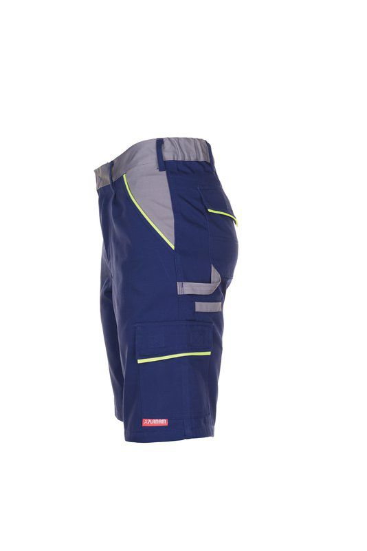 Produktbild Planam Visline Arbeithose Shorts marine gelb zink Größe XL bild 5