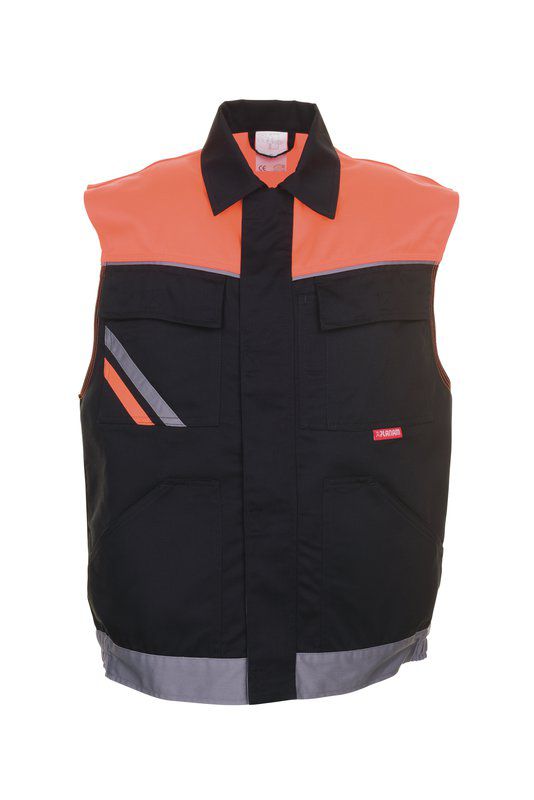 Produktbild Planam Visline Arbeitsweste schwarz orange zink XS