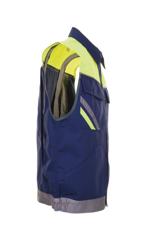 Produktbild Planam Visline Arbeitsweste marine gelb zink XS bild 4