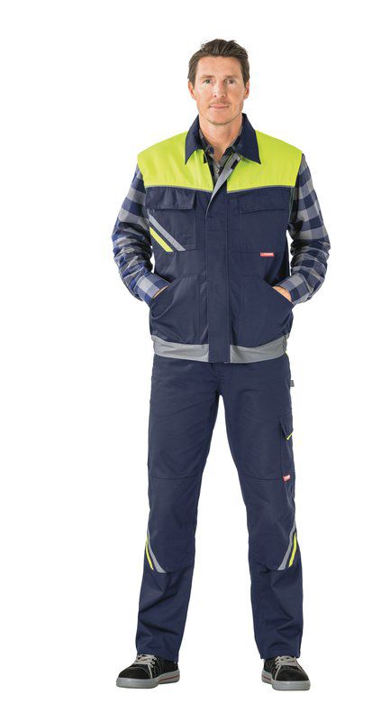 Produktbild Planam Visline Arbeitsweste marine gelb zink L bild 2