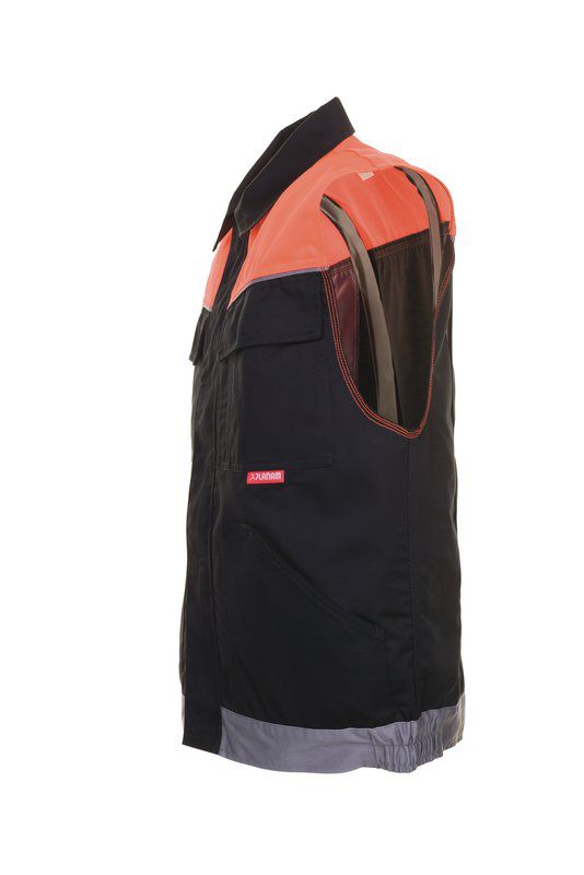 Produktbild Planam Visline Arbeitsweste schwarz orange zink XXL bild 5