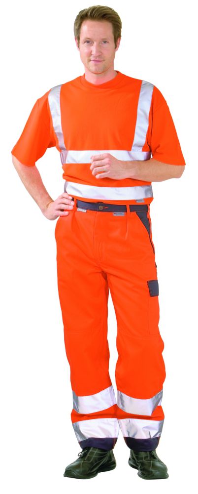 Produktbild Planam Warnschutz Bundhose orange marine Größe 60 bild 2