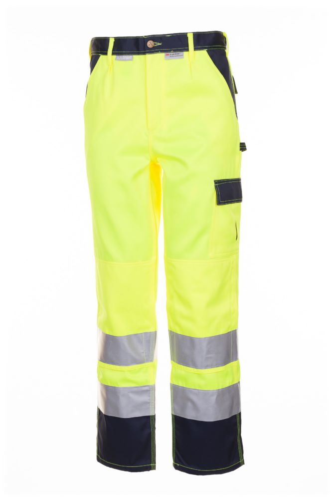 Produktbild Planam Warnschutz Bundhose gelb marine Größe 30 bild 2