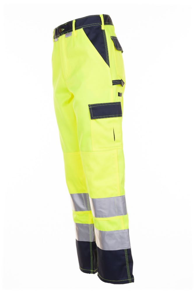 Produktbild Planam Warnschutz Bundhose gelb marine Größe 30 bild 4