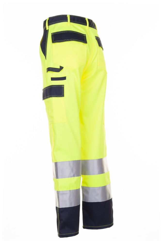 Produktbild Planam Warnschutz Bundhose gelb marine Größe 66 bild 6