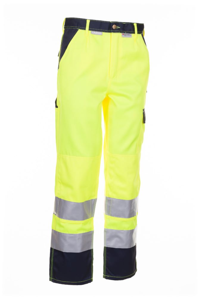 Produktbild Planam Warnschutz Bundhose gelb marine Größe 66 bild 13