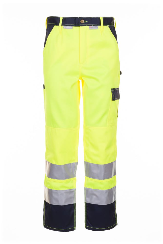 Produktbild Planam Warnschutz Bundhose gelb marine Größe 70