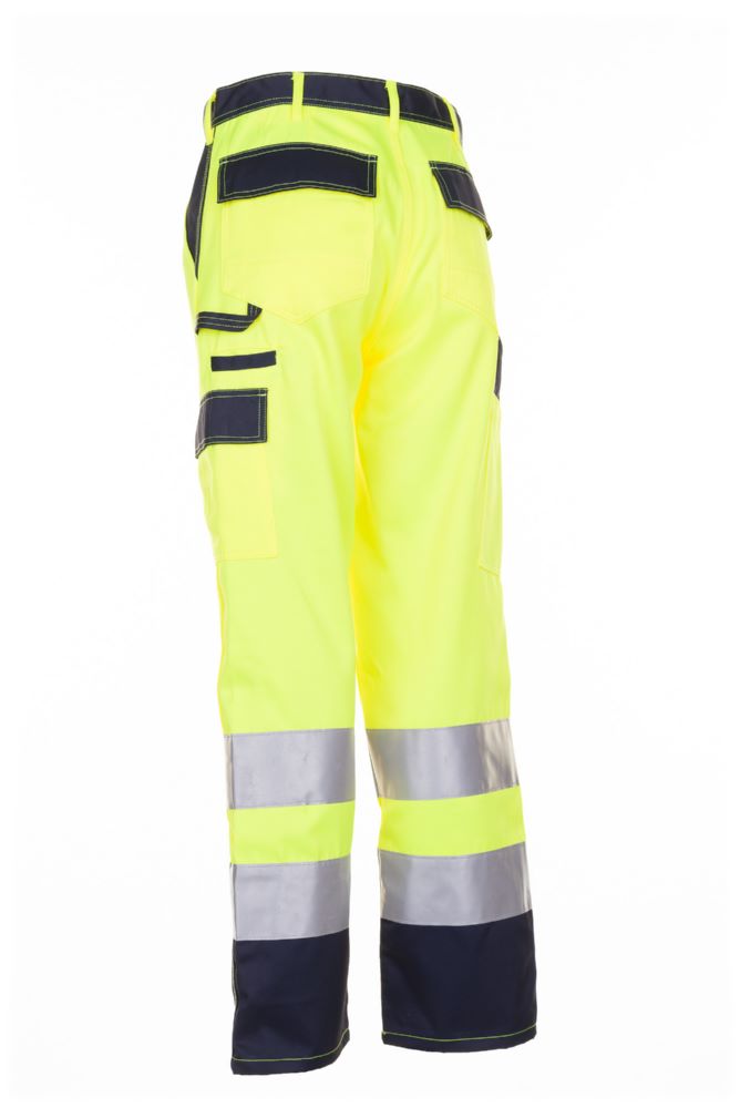 Produktbild Planam Warnschutz Bundhose gelb marine Größe 70 bild 6