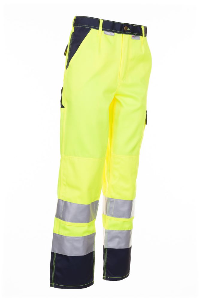 Produktbild Planam Warnschutz Bundhose gelb marine Größe 70 bild 12
