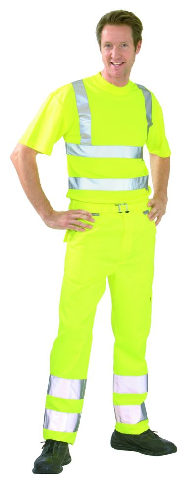 Produktbild Planam Warnschutz Bundhose uni gelb Größe 48 bild 2