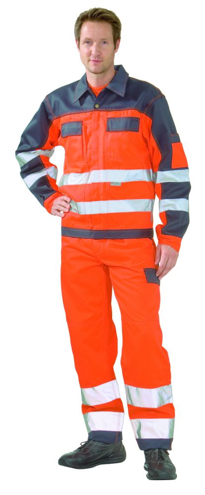 Produktbild Planam Warnschutz Bundjacke orange marine Größe 29 bild 2