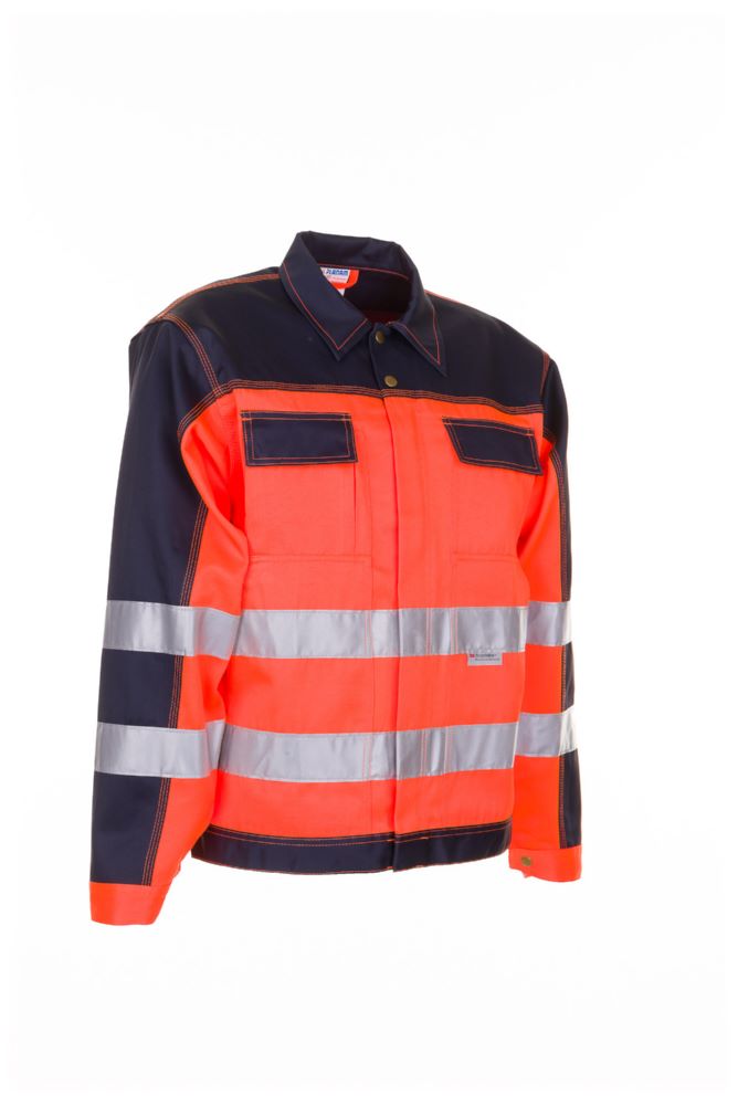 Produktbild Planam Warnschutz Bundjacke orange marine Größe 66 bild 12
