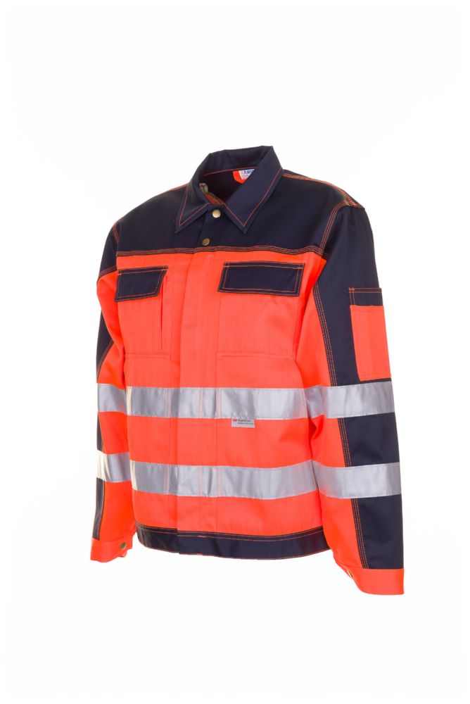 Produktbild Planam Warnschutz Bundjacke orange marine Größe 68 bild 2