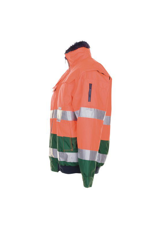 Produktbild Planam Warnschutz Comfortjacke orange grün Größe S bild 5
