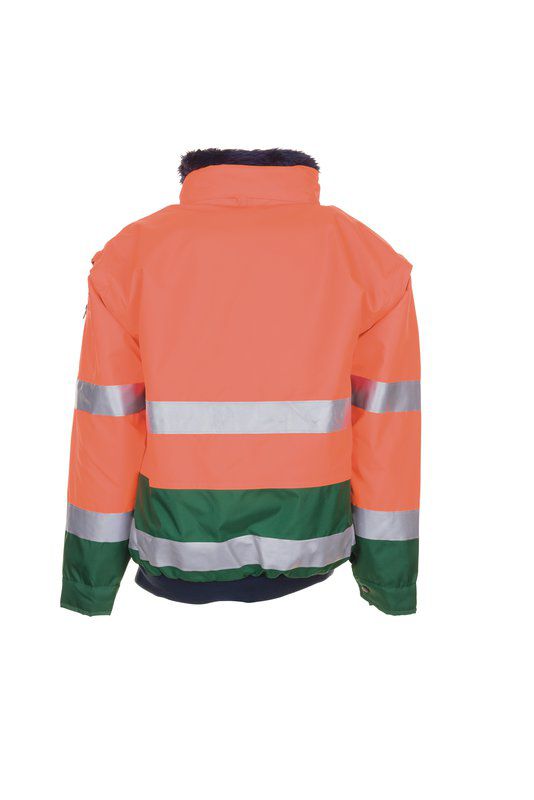 Produktbild Planam Warnschutz Comfortjacke orange grün Größe M bild 3