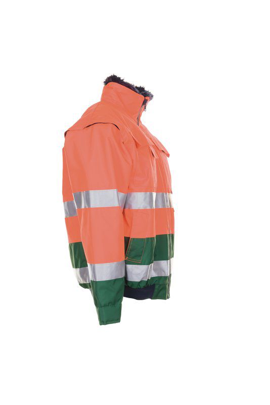 Produktbild Planam Warnschutz Comfortjacke orange grün Größe M bild 4
