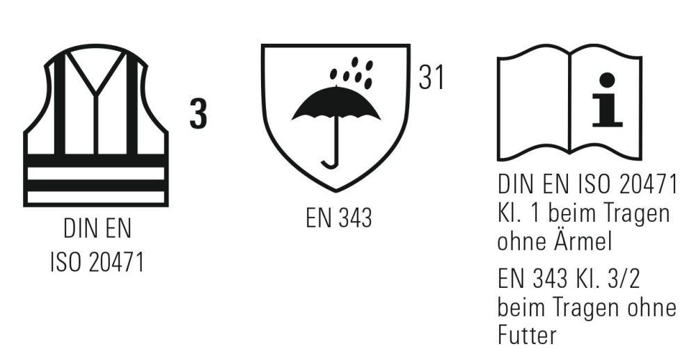 Produktbild Planam Warnschutz Comfortjacke orange grün Größe XL bild 14