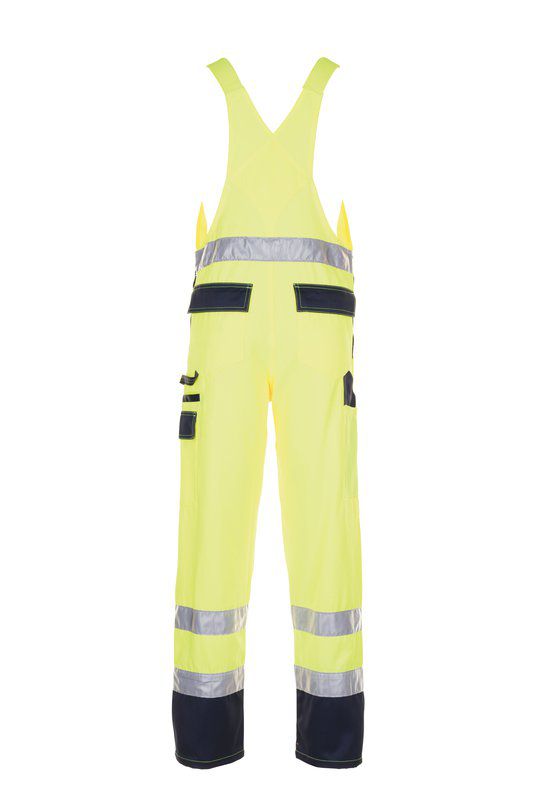 Produktbild Planam Warnschutz Latzhose gelb marine Größe 58 bild 3