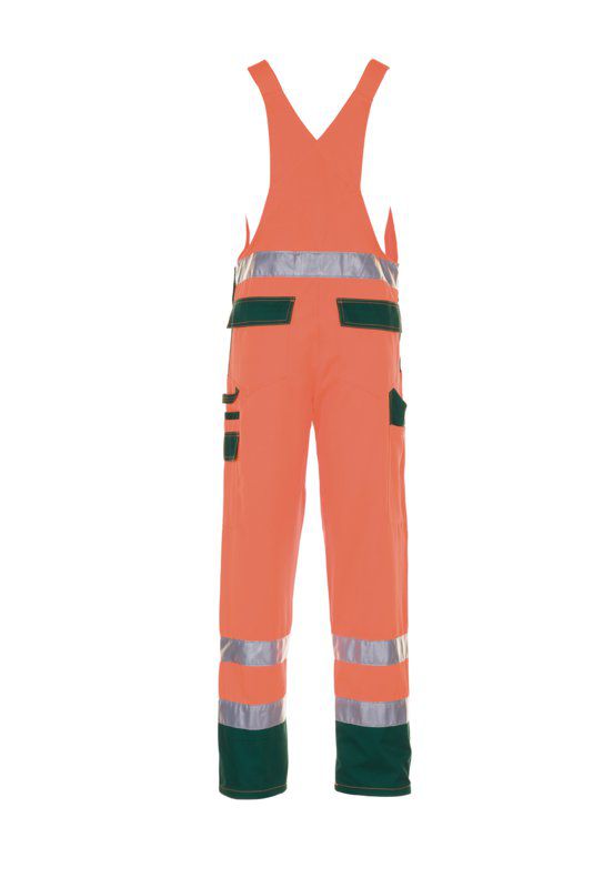 Produktbild Planam Warnschutz Latzhose orange grün Größe 24 bild 3